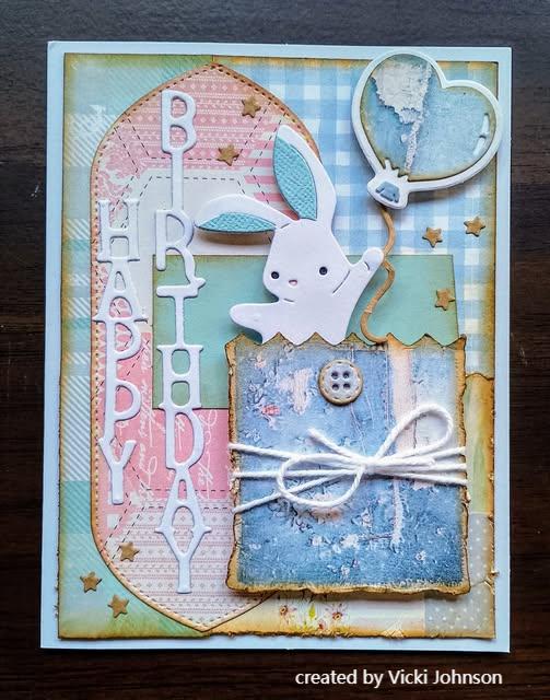 Kokorosa Metal Cutting Dies with Rabbits and Umbrellas