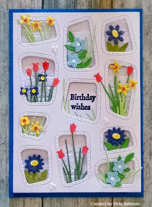 Kokorosa Metal Cutting Dies with Irregular Frame Background Board