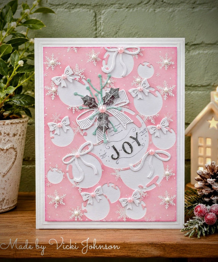 Kokorosa Metal Cutting Dies with Bubbles Background Board