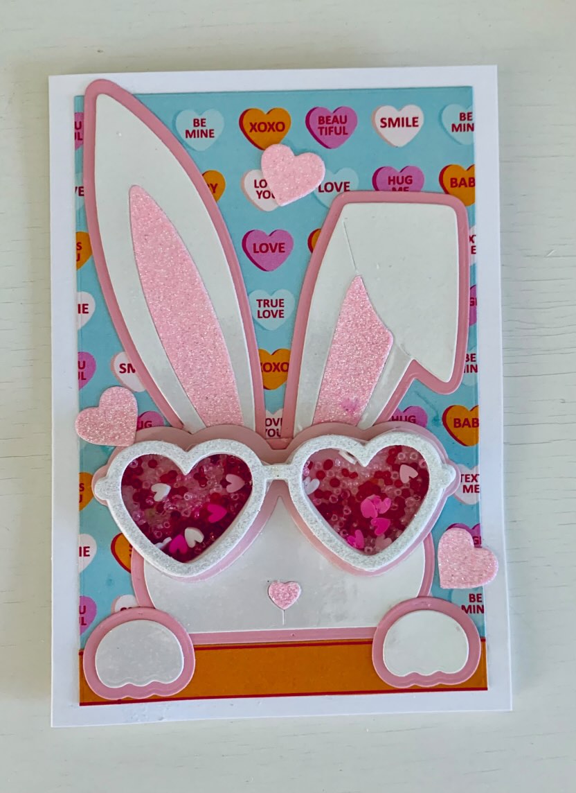 Kokorosa Metal Cutting Dies with Cool Bunny Wearing Sunglasses