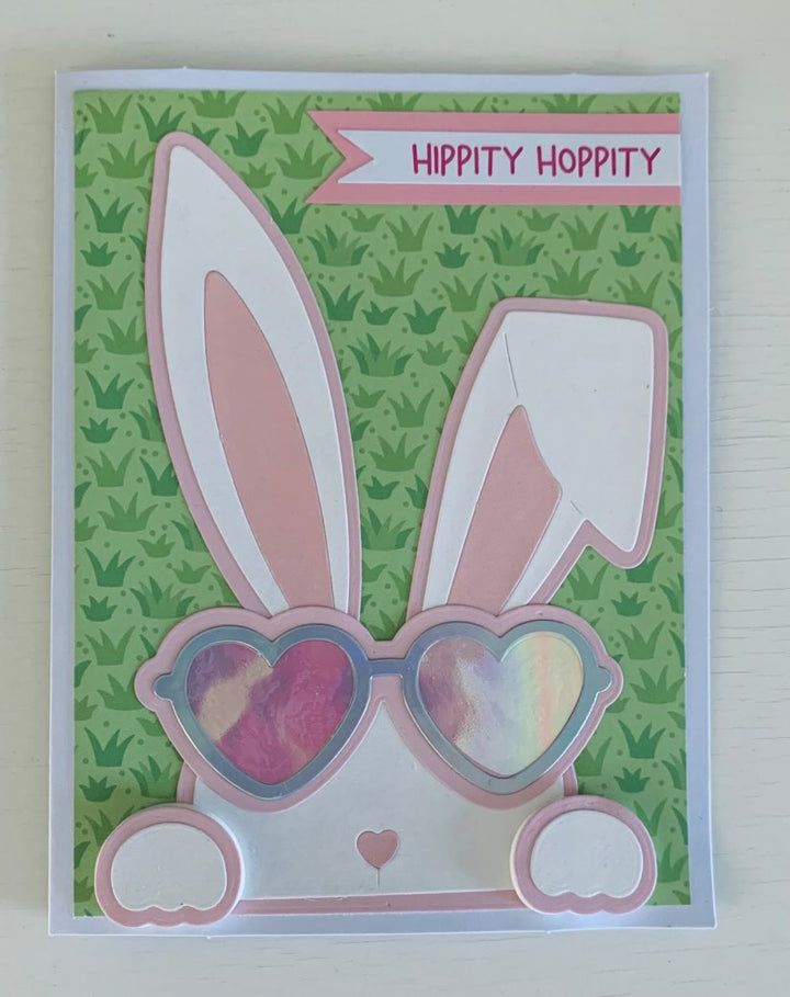 Kokorosa Metal Cutting Dies with Cool Bunny Wearing Sunglasses