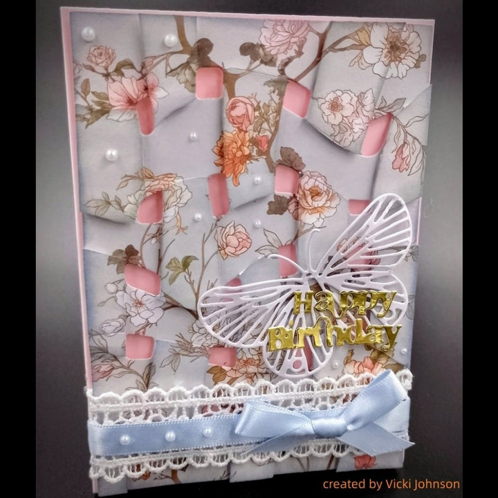 Kokorosa Metal Cutting Dies with Weaving Background Board