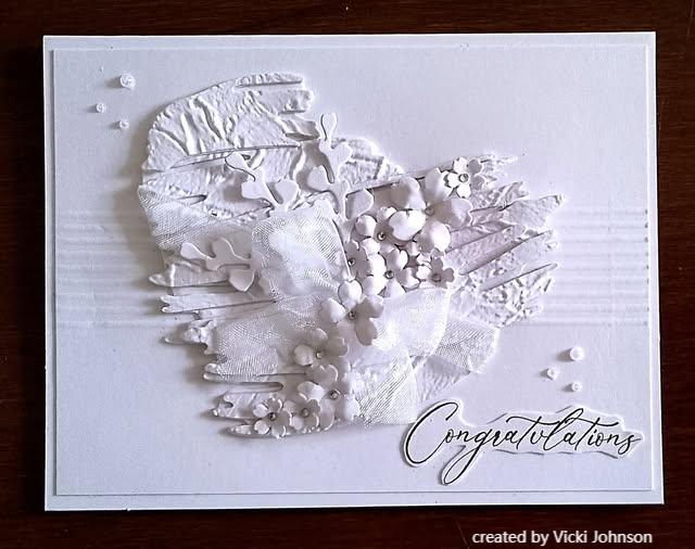Kokorosa Metal Cutting Dies with Painting Heart Shape