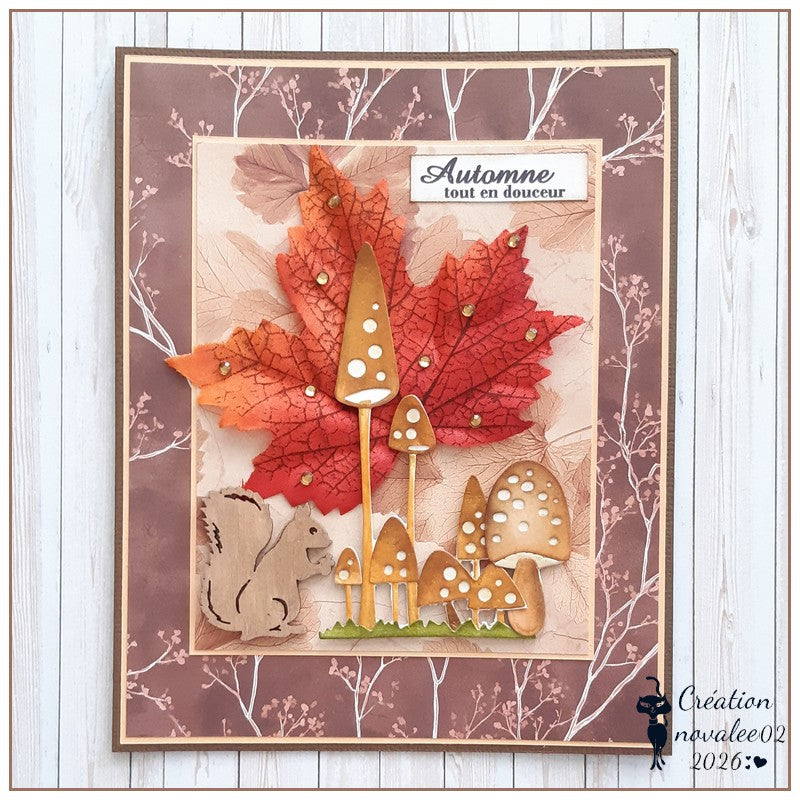 Kokorosa 24PCS 6" Foliage Scrapbook & Cardstock Paper