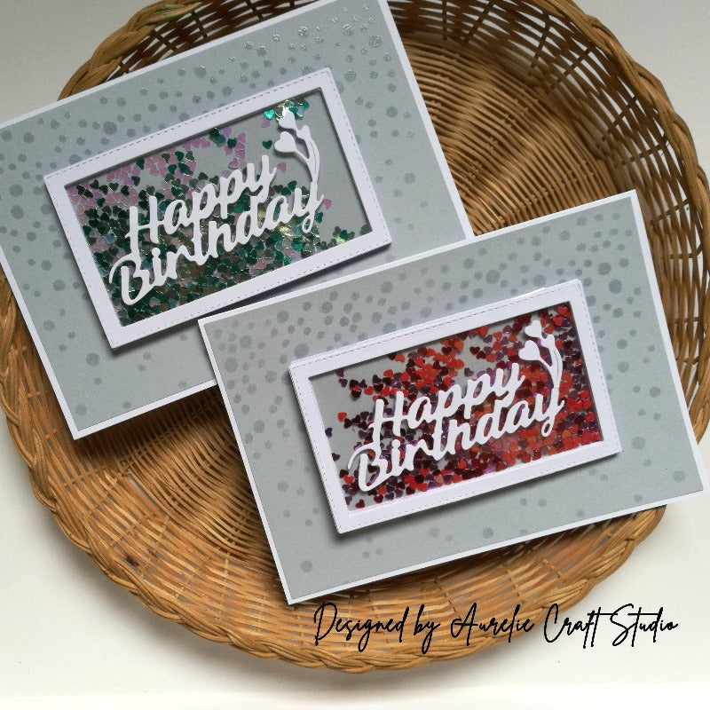 Kokorosa Metal Cutting Dies with Happy Birthday Word