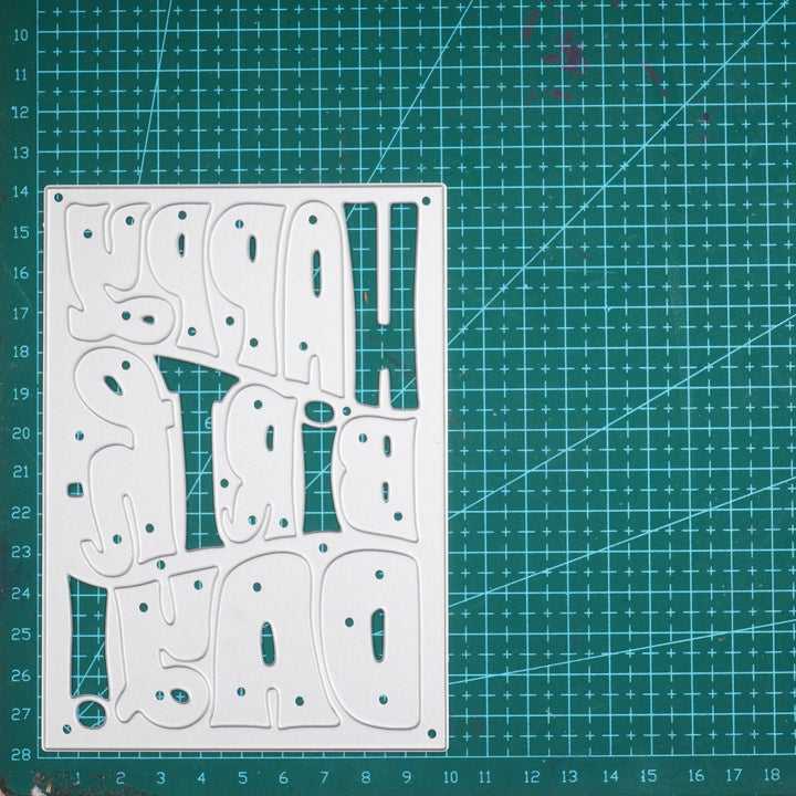 Kokorosa Metal Cutting Dies with Happy Birthday Word