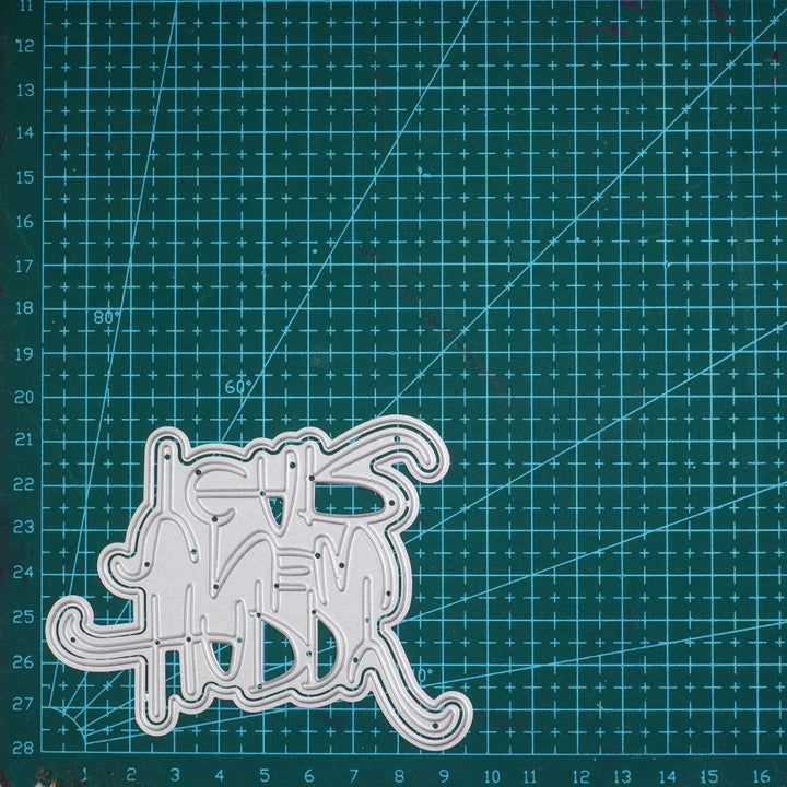 Kokorosa Metal Cutting Dies with Happy New Year Word