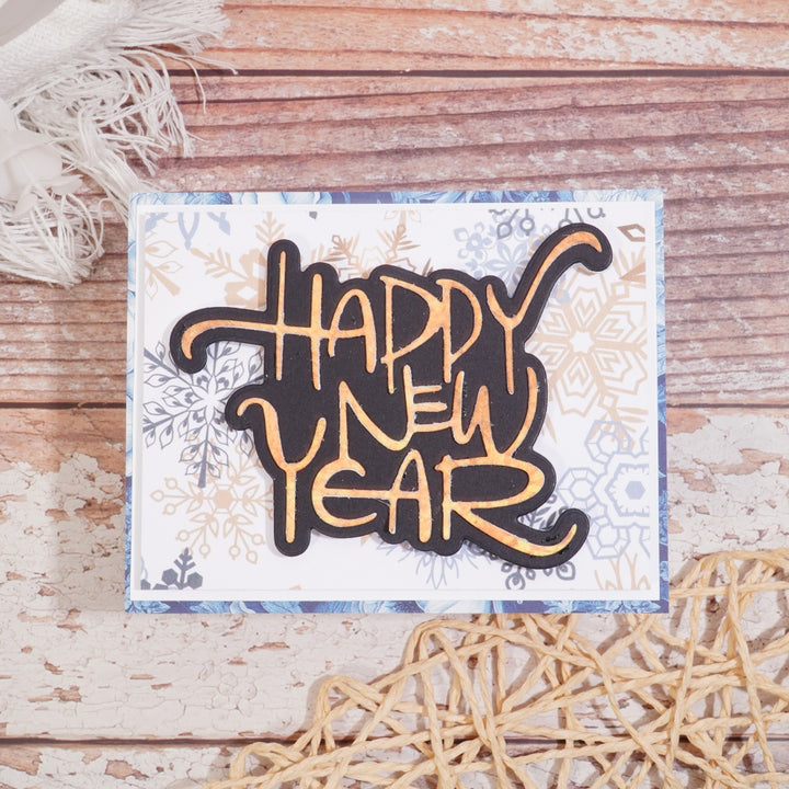Kokorosa Metal Cutting Dies with Happy New Year Word