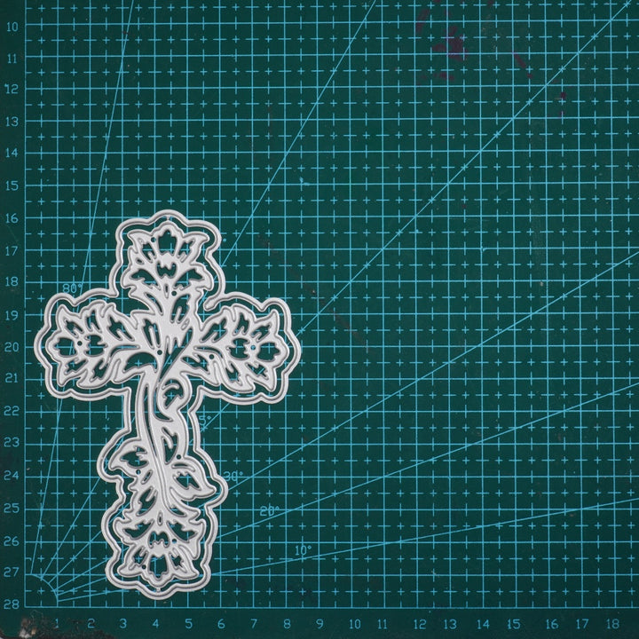 Kokorosa Metal Cutting Dies with Flowers Cross