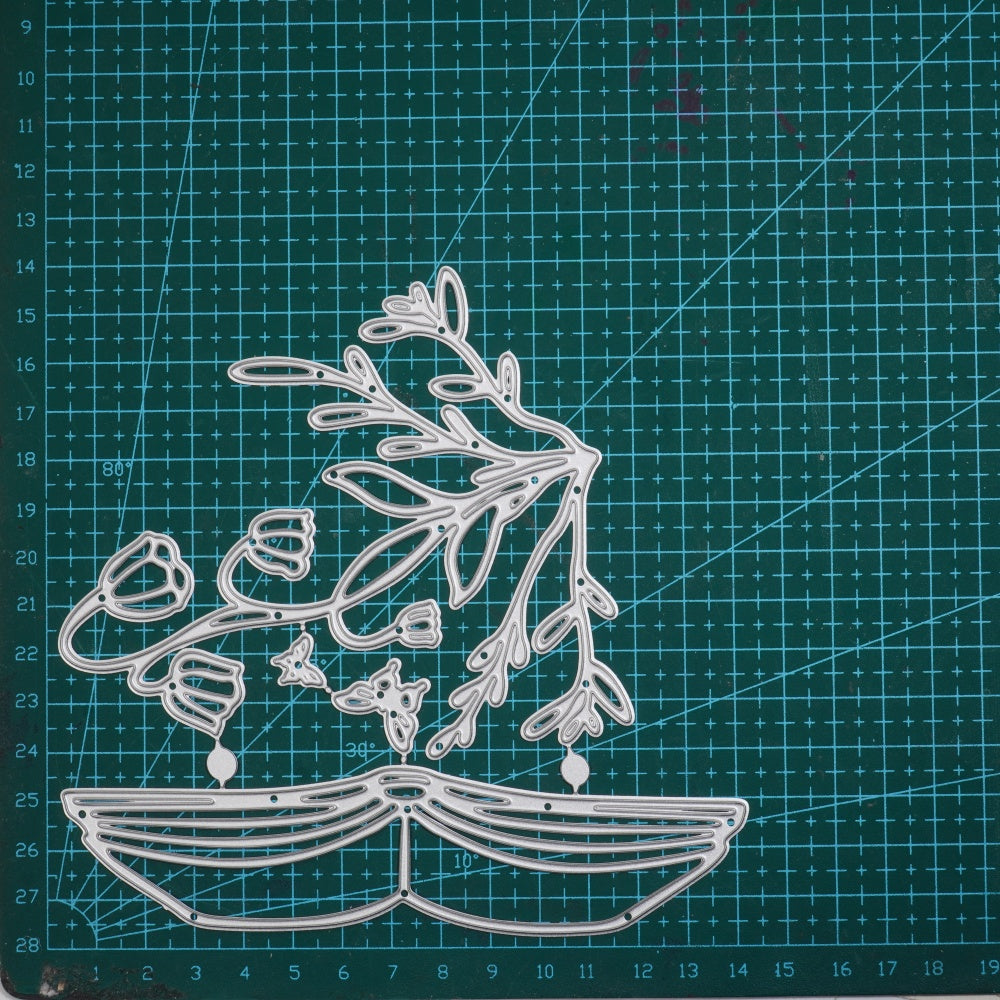 Kokorosa Metal Cutting Dies with Flower on the Book