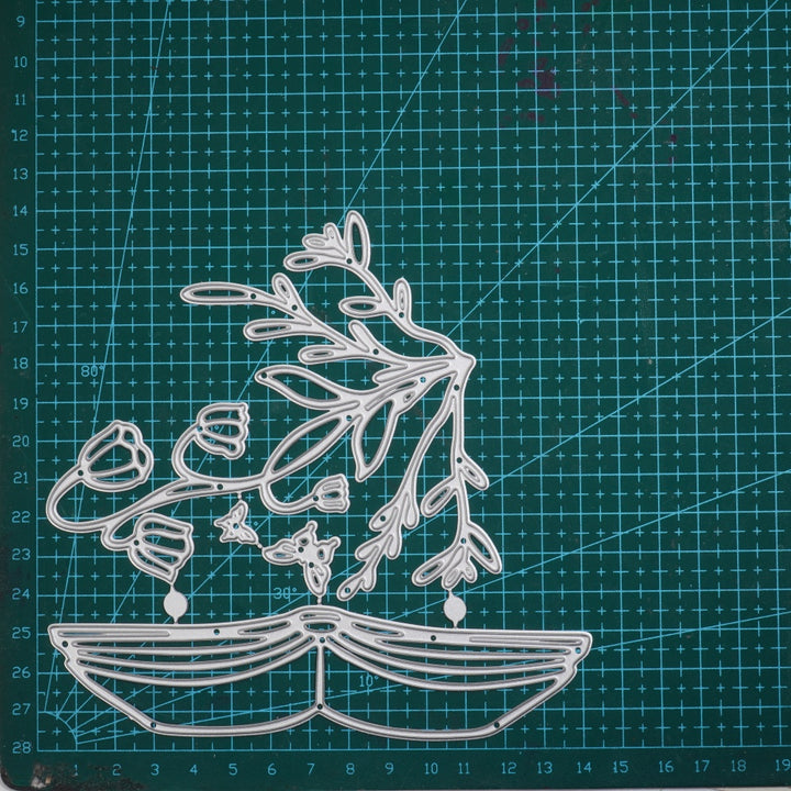 Kokorosa Metal Cutting Dies with Flower on the Book