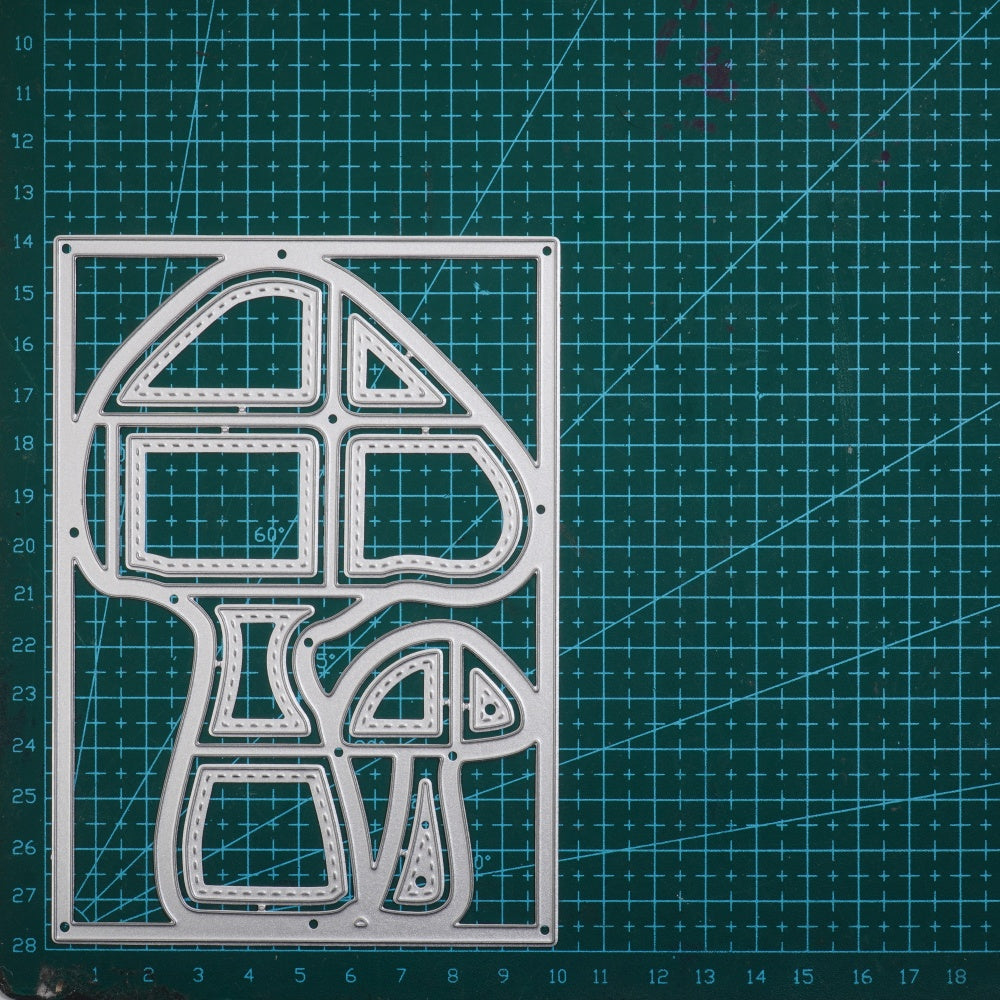 Kokorosa Metal Cutting Dies with Mushroom Background Board