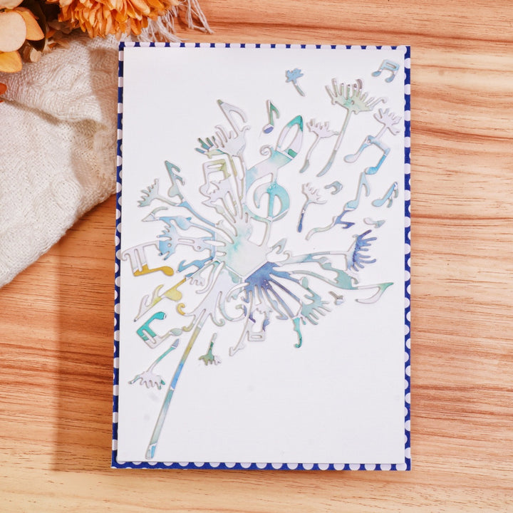 Kokorosa Metal Cutting Dies with Musical Note Dandelion