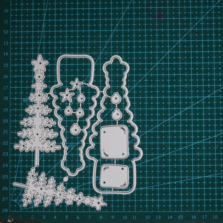 Kokorosa Metal Cutting Dies with Potted Christmas Tree