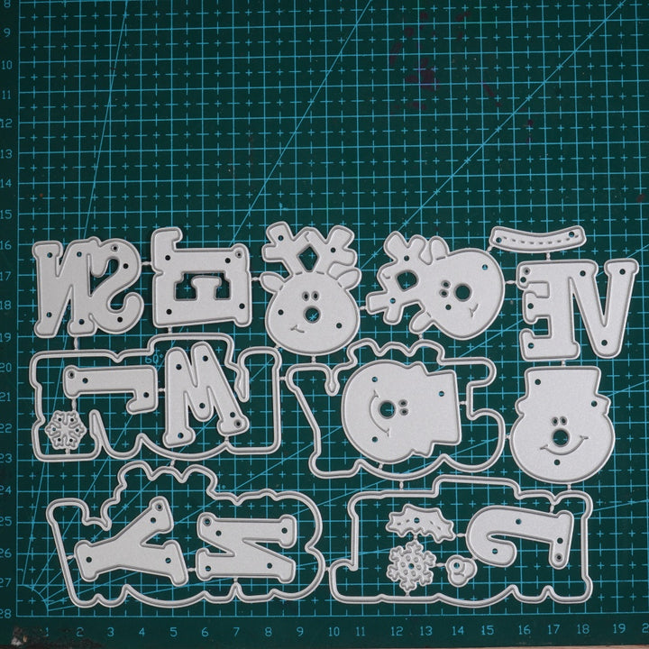 Kokorosa Metal Cutting Dies with LOVE SNOW NOEL JOY Word