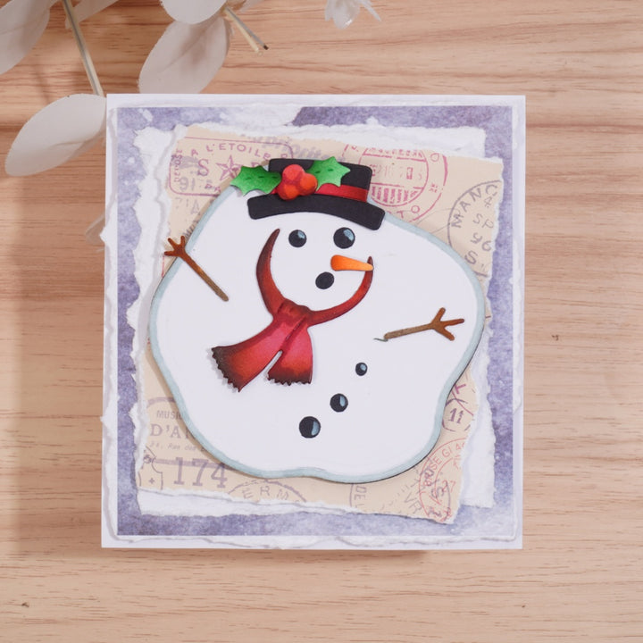 Kokorosa Metal Cutting Dies with a Melting Snowman