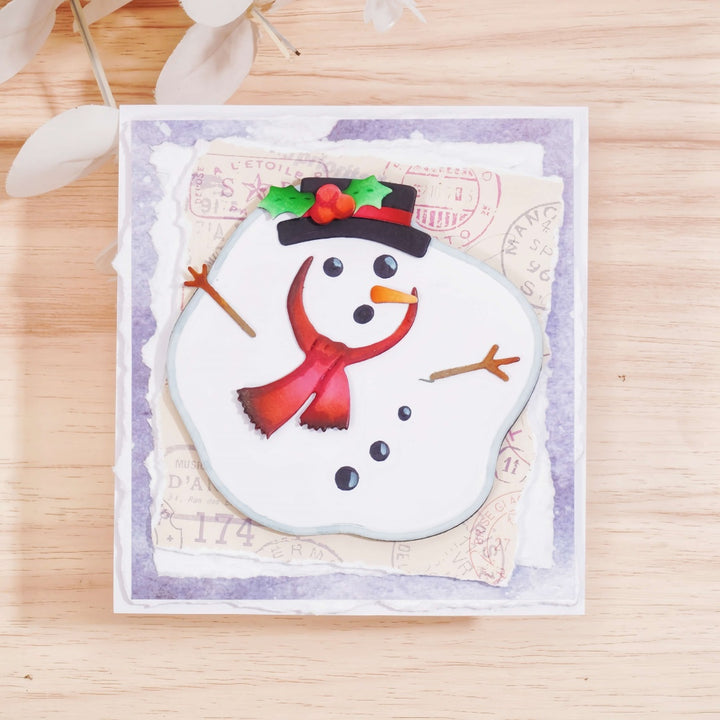 Kokorosa Metal Cutting Dies with a Melting Snowman