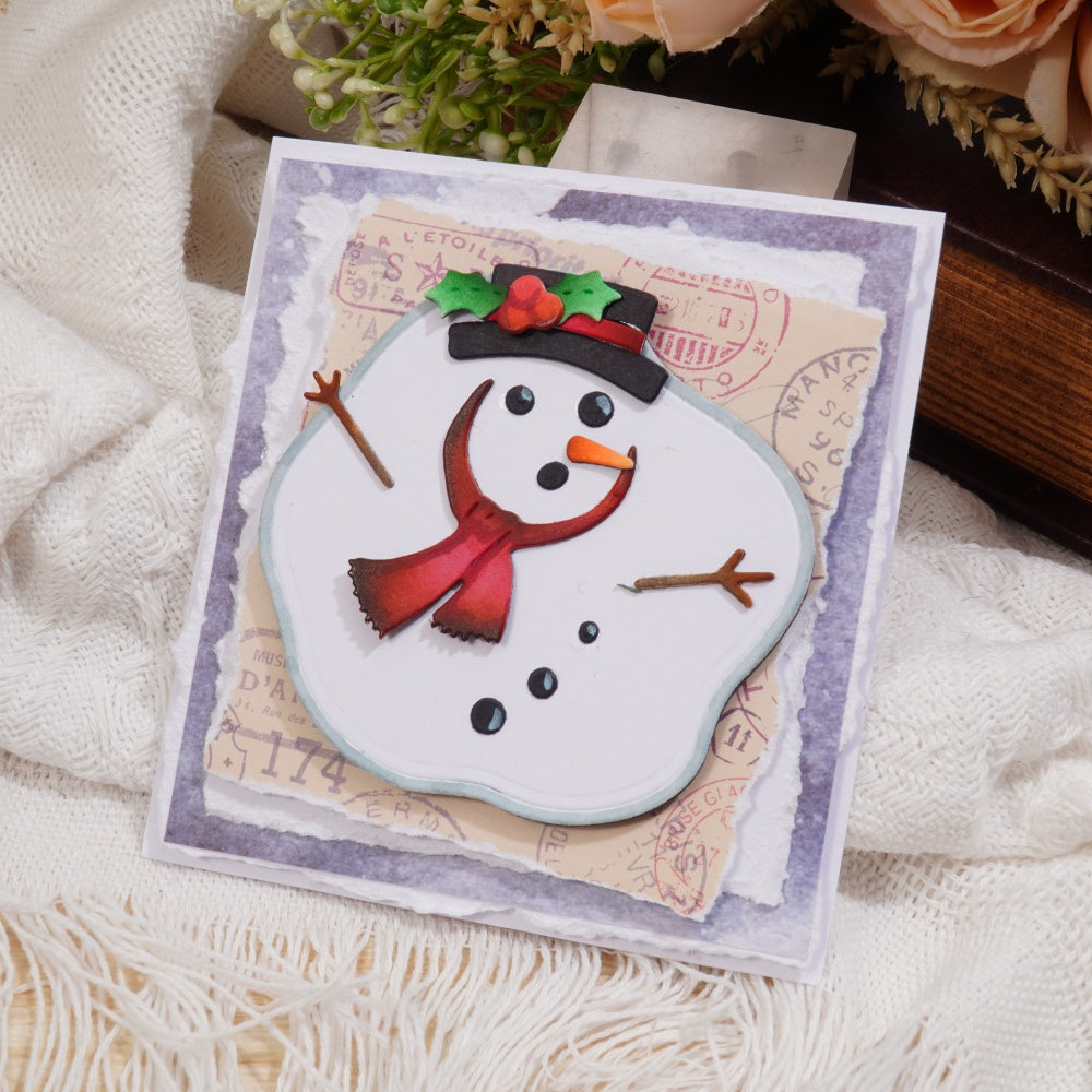 Kokorosa Metal Cutting Dies with a Melting Snowman