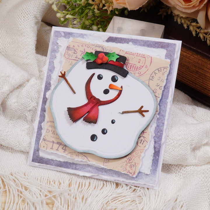 Kokorosa Metal Cutting Dies with a Melting Snowman