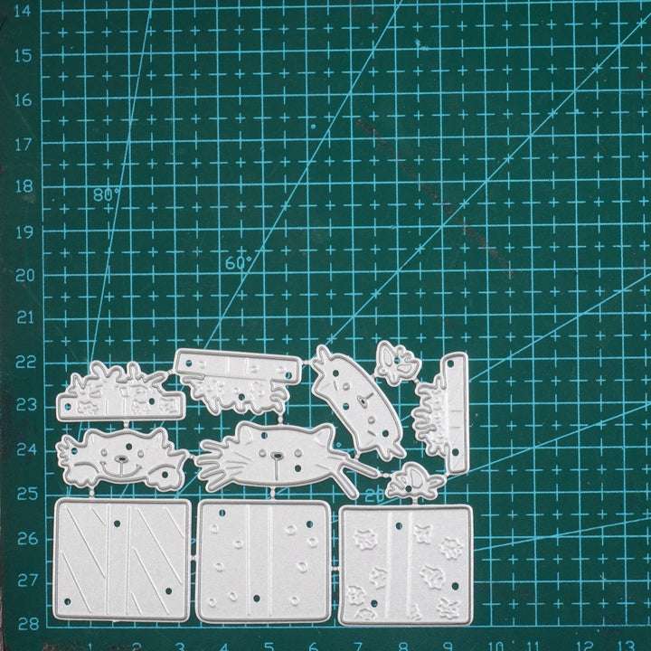 Kokorosa Metal Cutting Dies with Gift Box Cats