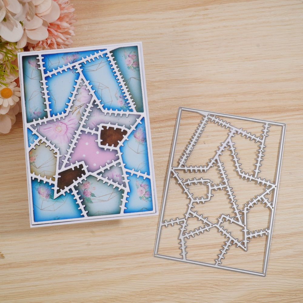 Kokorosa Metal Cutting Dies with Mended Star Background Board
