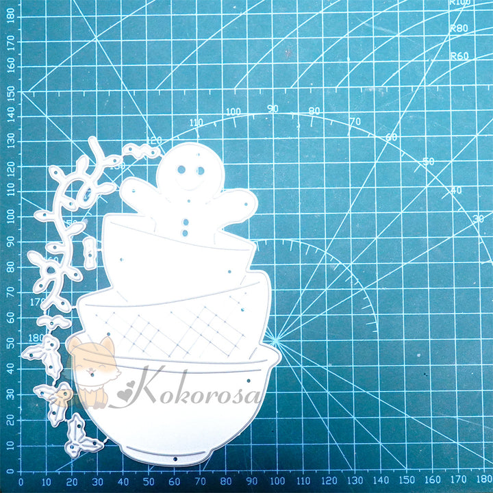 Kokorosa Metal Cutting Dies with Gingerbread in the Bowl