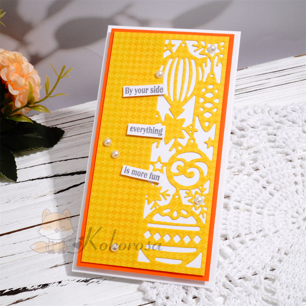 Kokorosa Metal Cutting Dies with Hanging Decoration Border