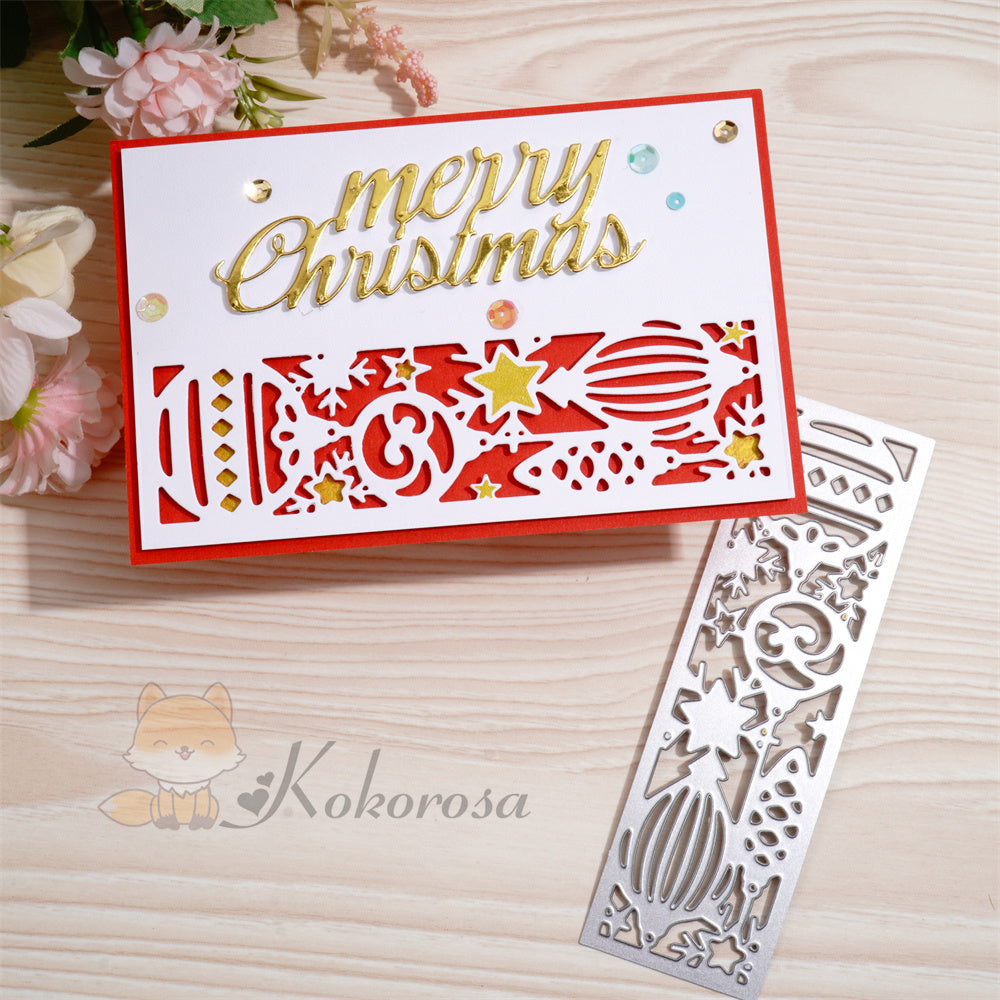 Kokorosa Metal Cutting Dies with Hanging Decoration Border