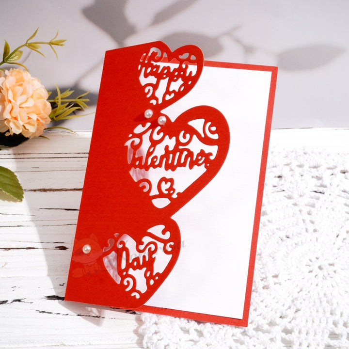 Kokorosa Metal Cutting Dies with ‘Happy Valentine's Day’ Border