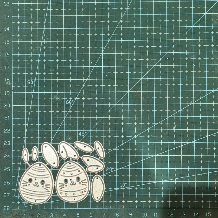 Kokorosa Metal Cutting Dies with Easter Eggs Bunny