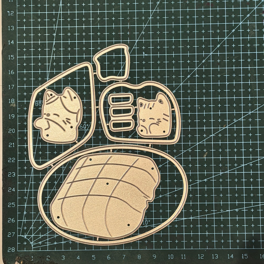 Kokorosa Metal Cutting Dies with Sleeping Cats