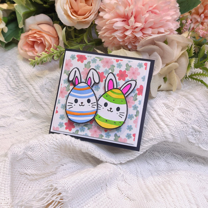 Kokorosa Metal Cutting Dies with Easter Eggs Bunny