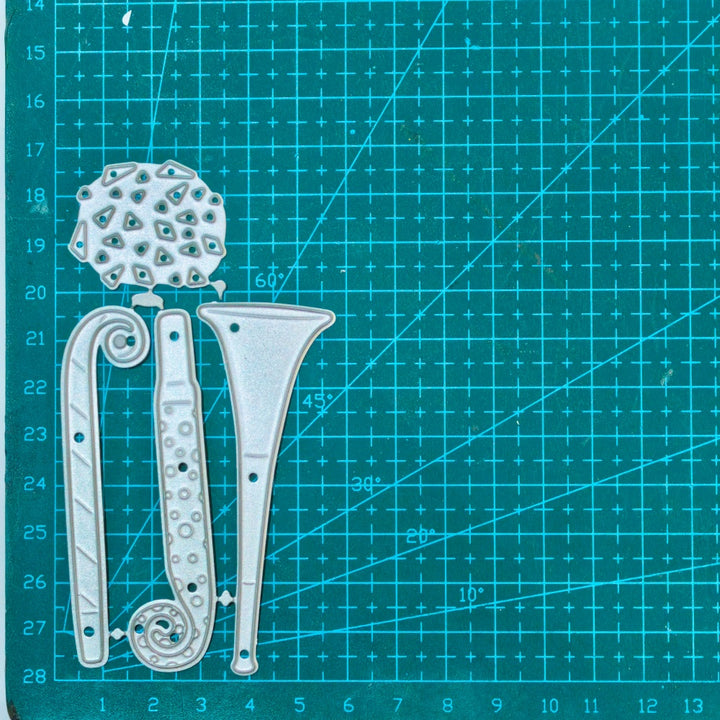 Kokorosa Metal Cutting Dies with Party Blowers