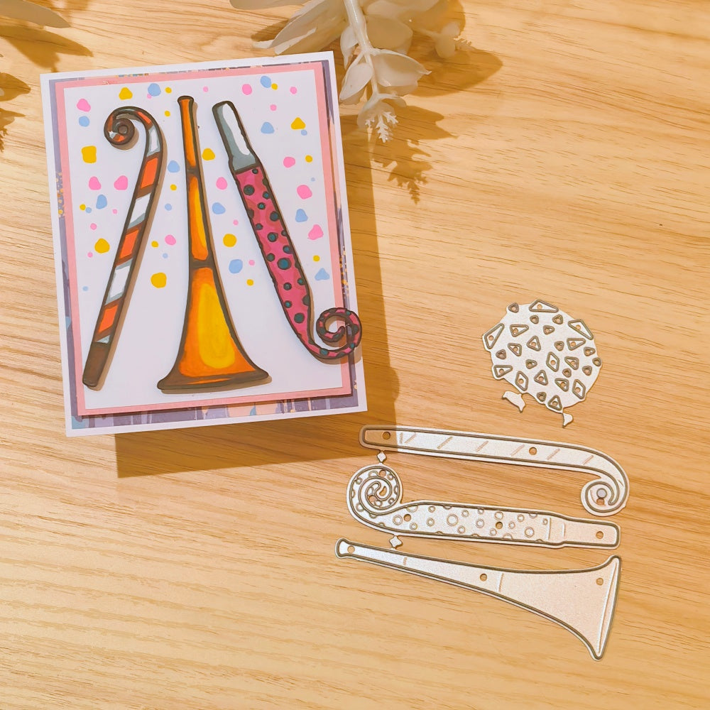 Kokorosa Metal Cutting Dies with Party Blowers