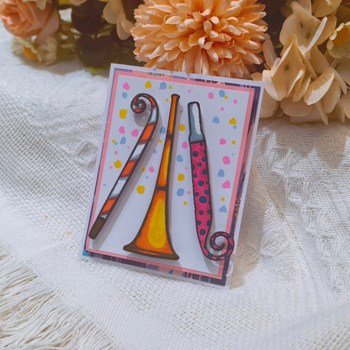 Kokorosa Metal Cutting Dies with Party Blowers