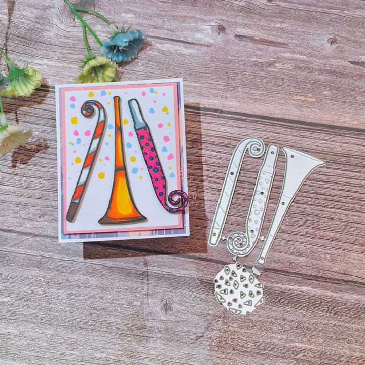 Kokorosa Metal Cutting Dies with Party Blowers