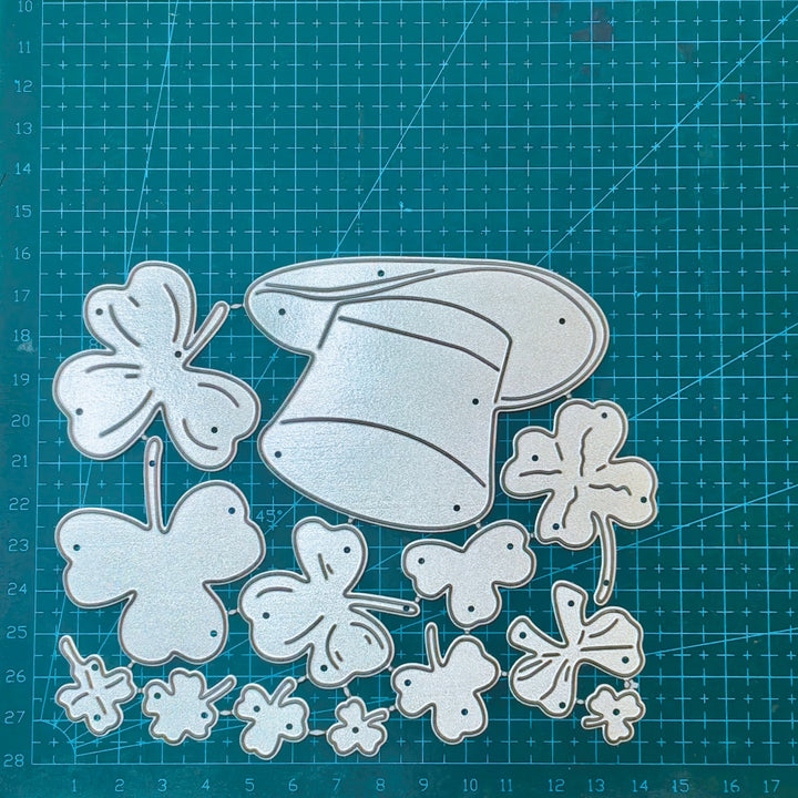 Kokorosa Metal Cutting Dies with Clovers and Hat