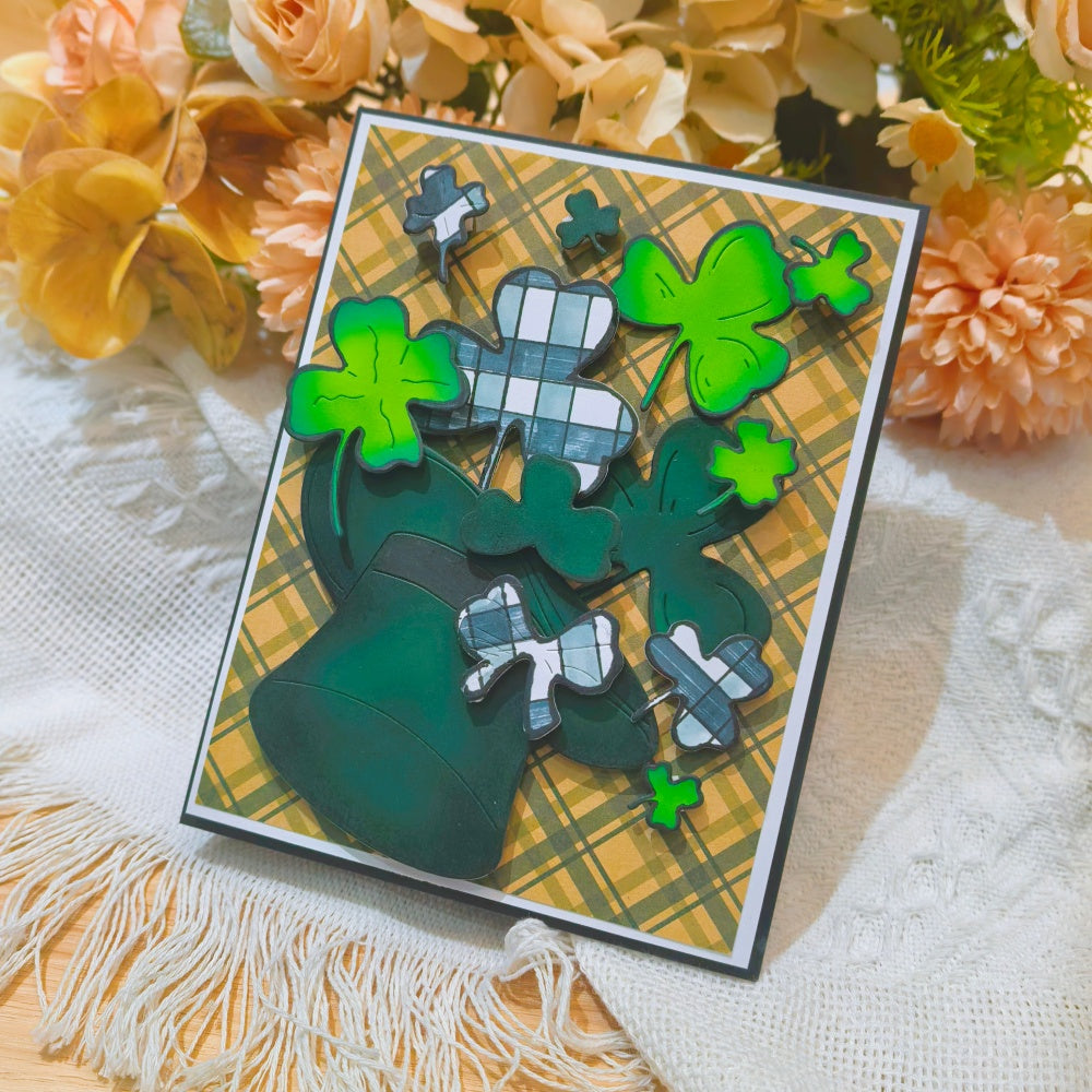 Kokorosa Metal Cutting Dies with Clovers and Hat
