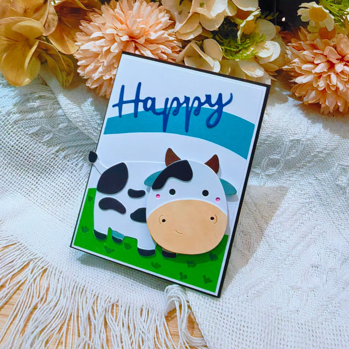 Kokorosa Metal Cutting Dies with Milk Cow