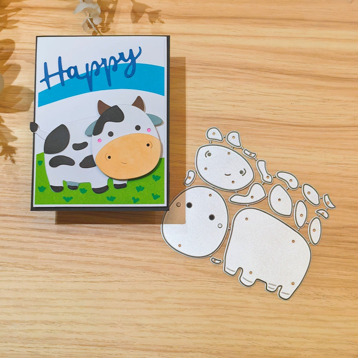 Kokorosa Metal Cutting Dies with Milk Cow