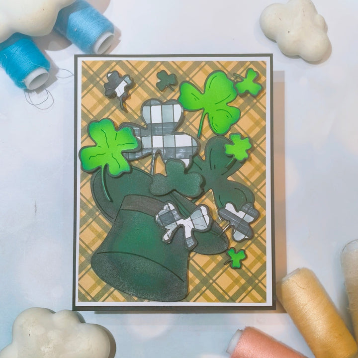 Kokorosa Metal Cutting Dies with Clovers and Hat