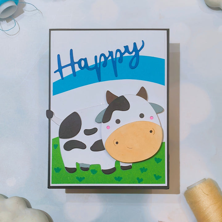 Kokorosa Metal Cutting Dies with Milk Cow