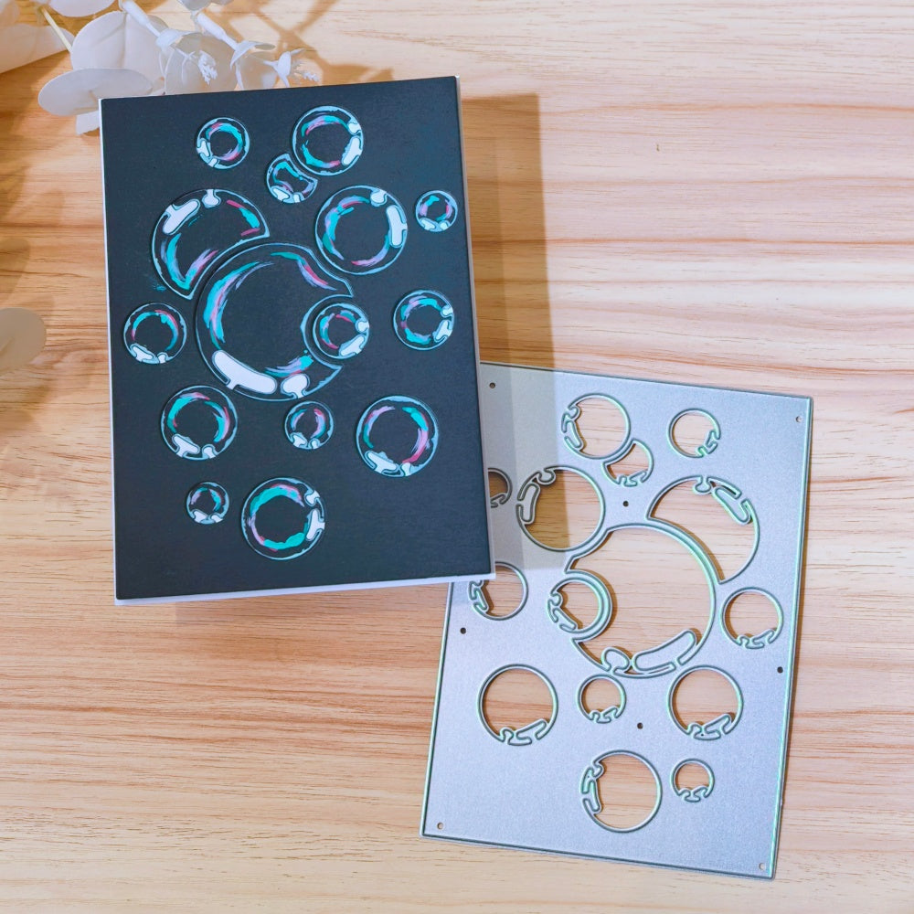 Kokorosa Metal Cutting Dies with Bubbles Background Board