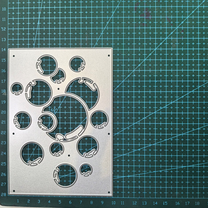 Kokorosa Metal Cutting Dies with Bubbles Background Board