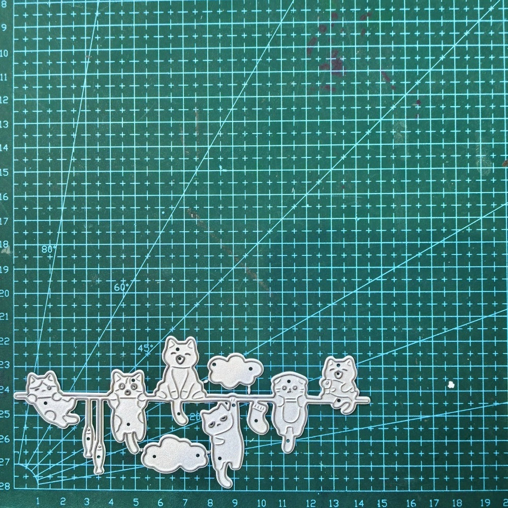 Kokorosa Metal Cutting Dies with Cats on Rope