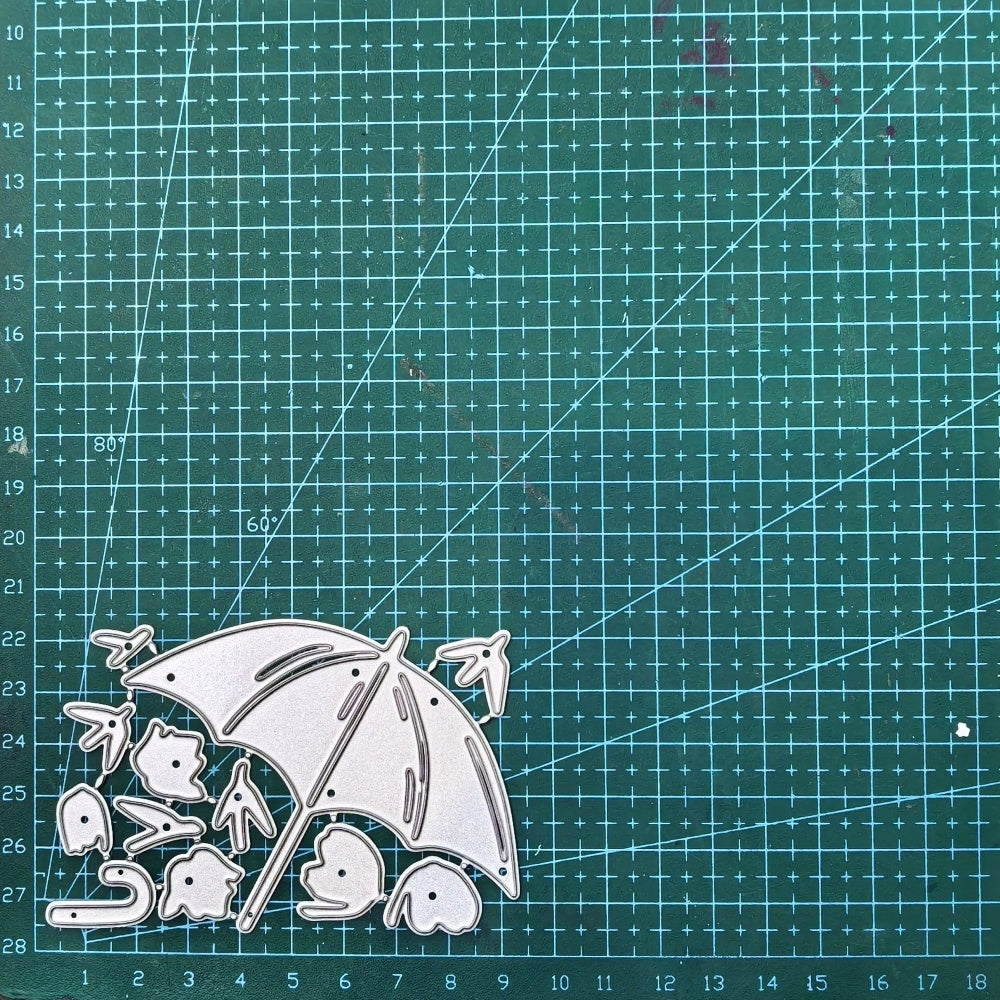 Kokorosa Metal Cutting Dies with Flowers in Umbrella