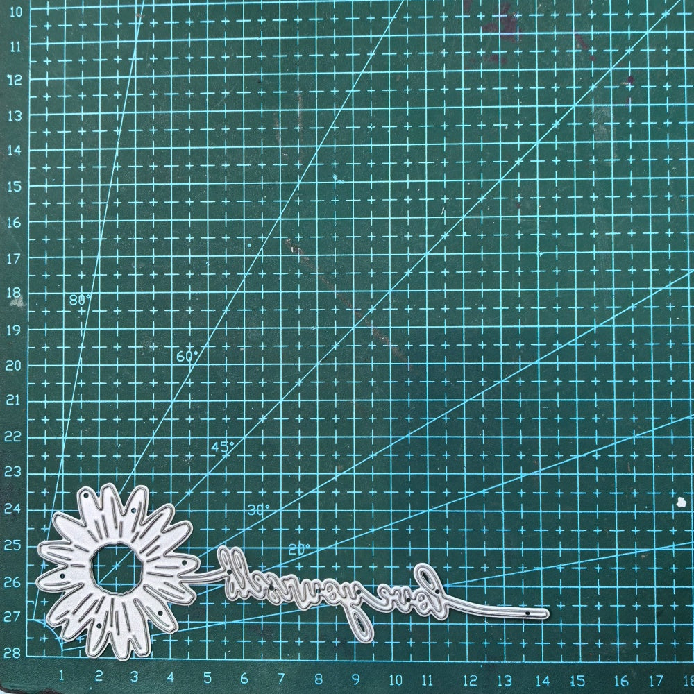 Kokorosa Metal Cutting Dies with love yourself Sunflower