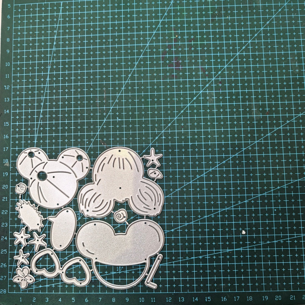 Kokorosa Metal Cutting Dies with Mickey Beach Elements