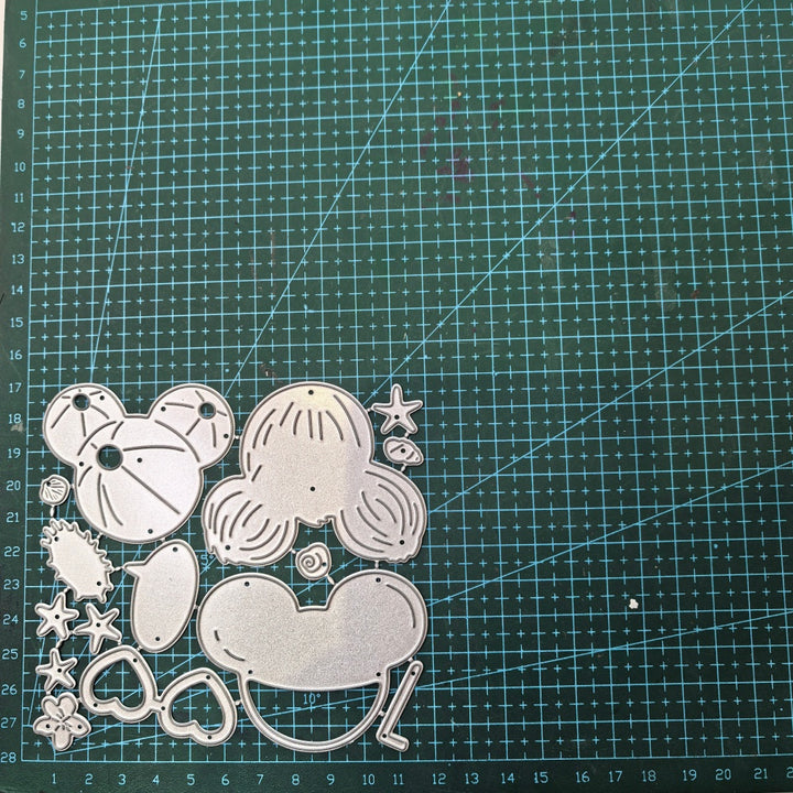 Kokorosa Metal Cutting Dies with Mickey Beach Elements