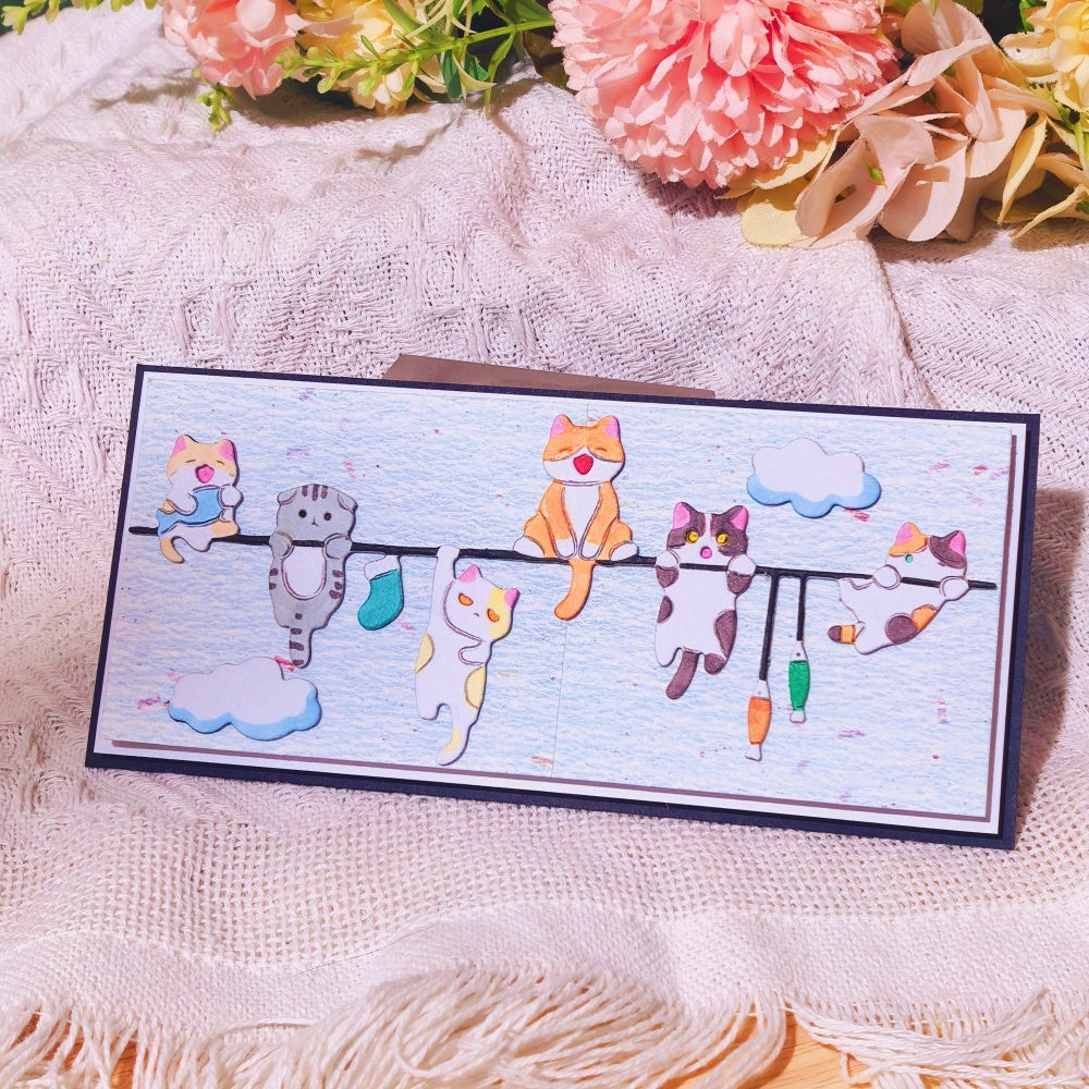 Kokorosa Metal Cutting Dies with Cats on Rope